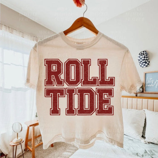 Roll Tide (crimson)