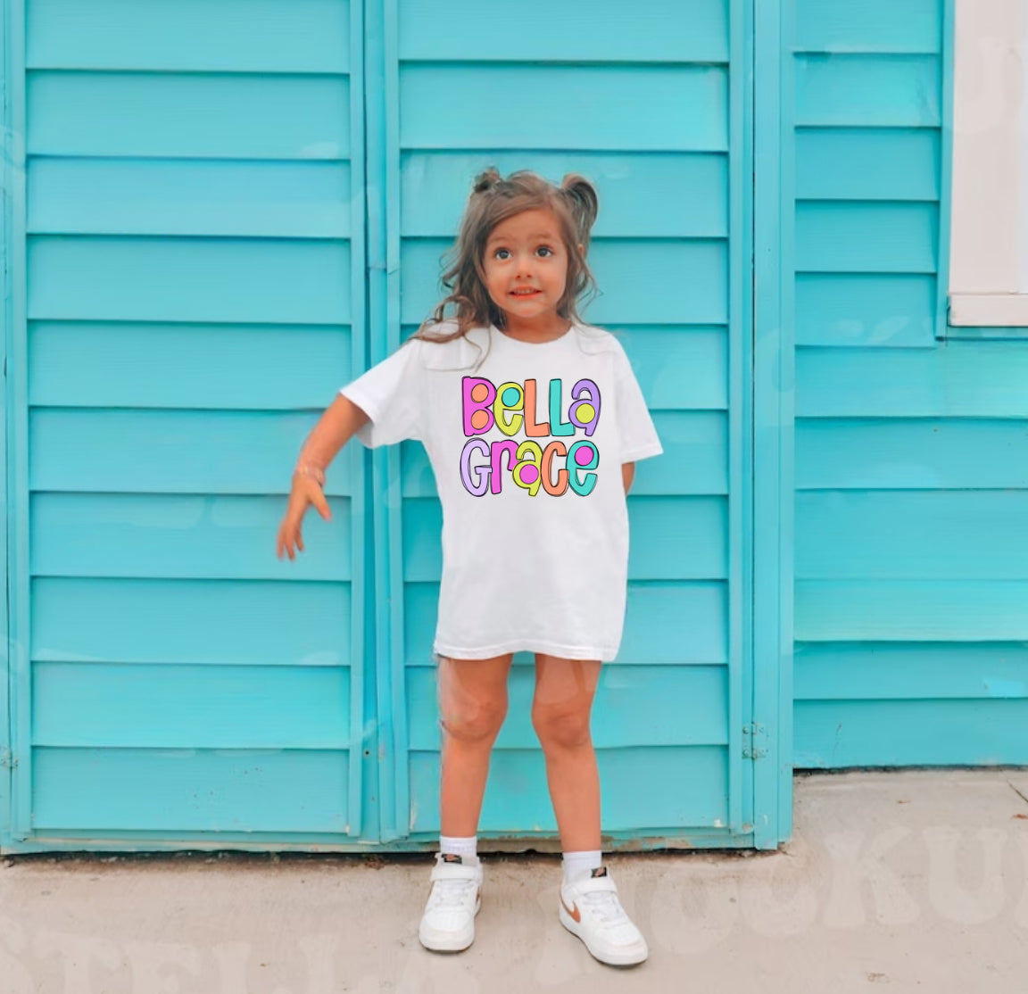 Custom Colorful Bubble letters