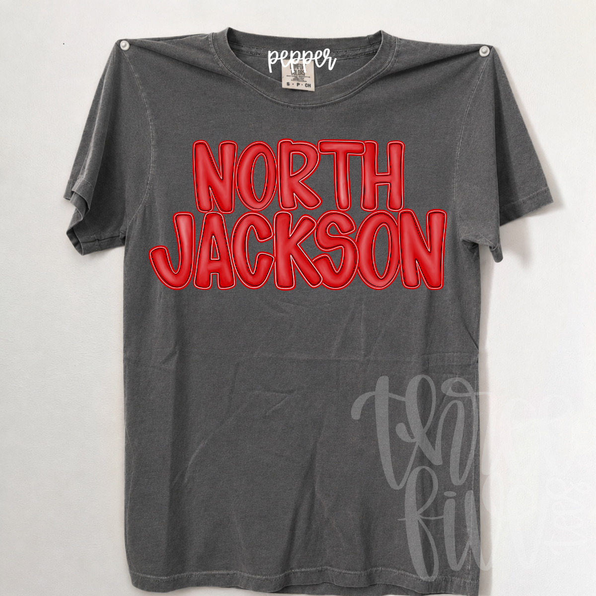 North Jackson Bubble Letter