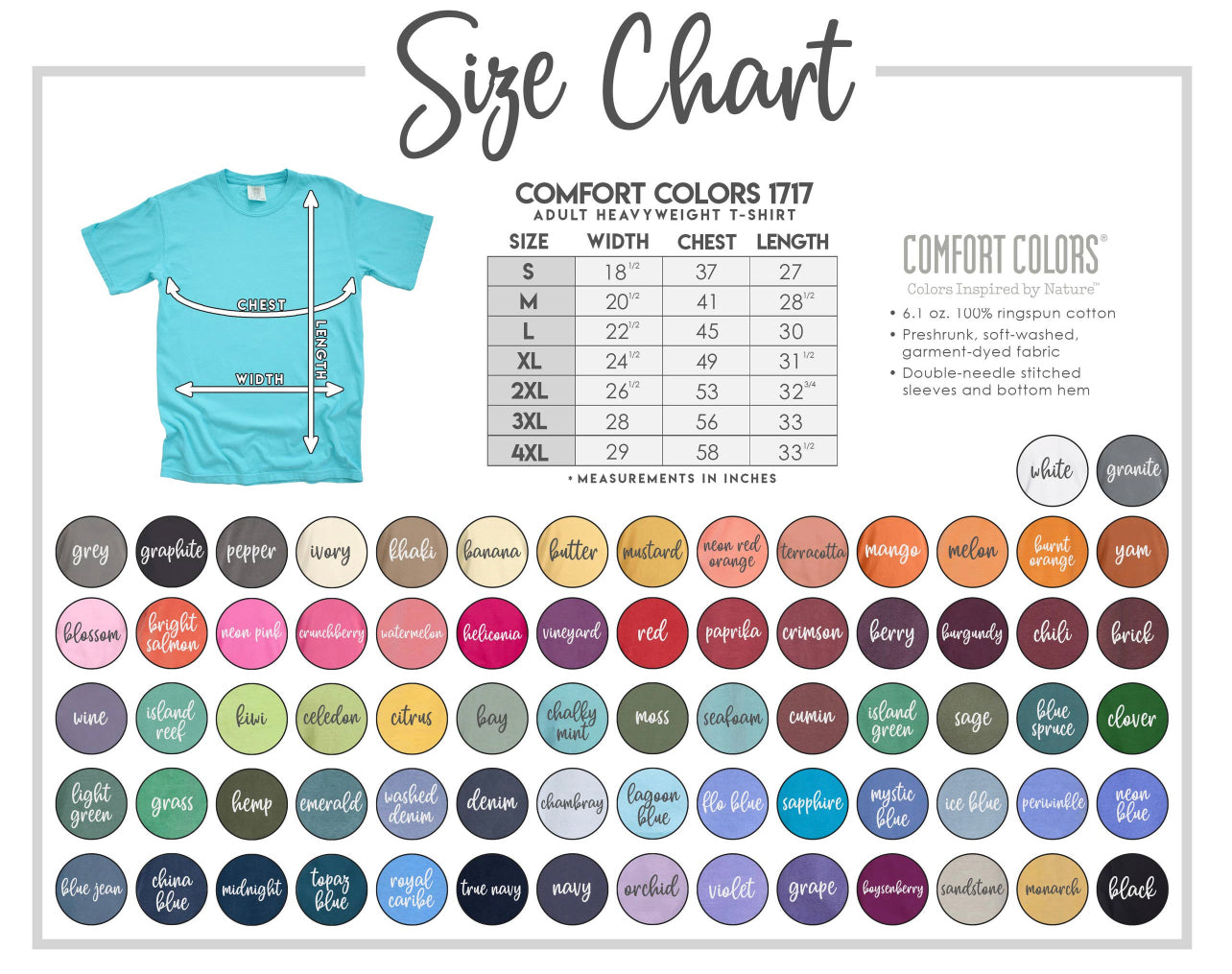 Comfort Colors Upgrade