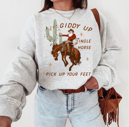 Giddy Up Jingle Horse Tee