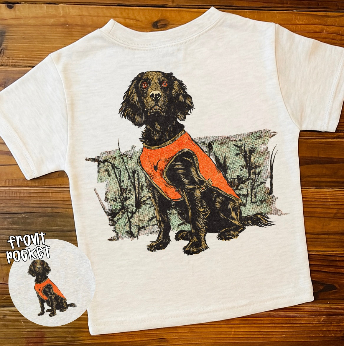 Retriever Dog (front & back)