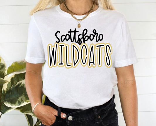 Scottsboro Wildcats Outline