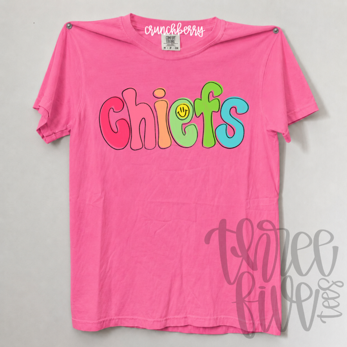 Chiefs Retro Bubble Letter