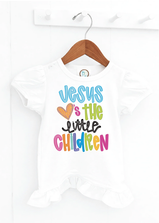 Jesus loves the little children (pink)